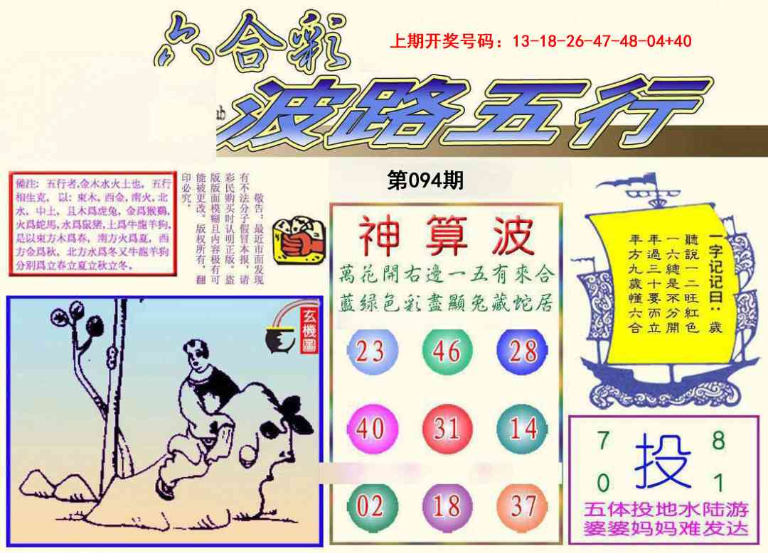 094期波路五行[图]